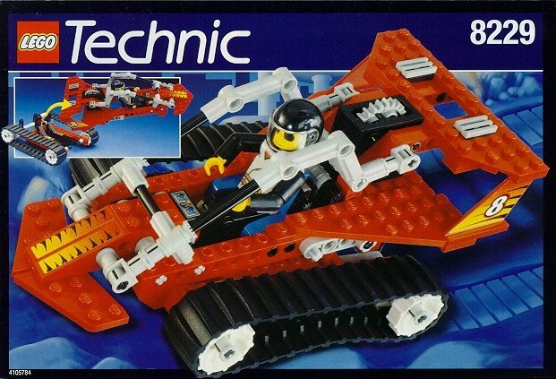 LEGO® 8229 Technic Tread Trekker / Bike – Lánctalpas motor - 2