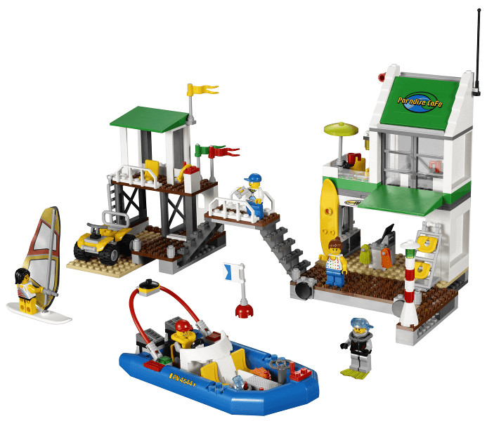 LEGO® 4644 City - Marina City Town – Kishajó kikötő - 2