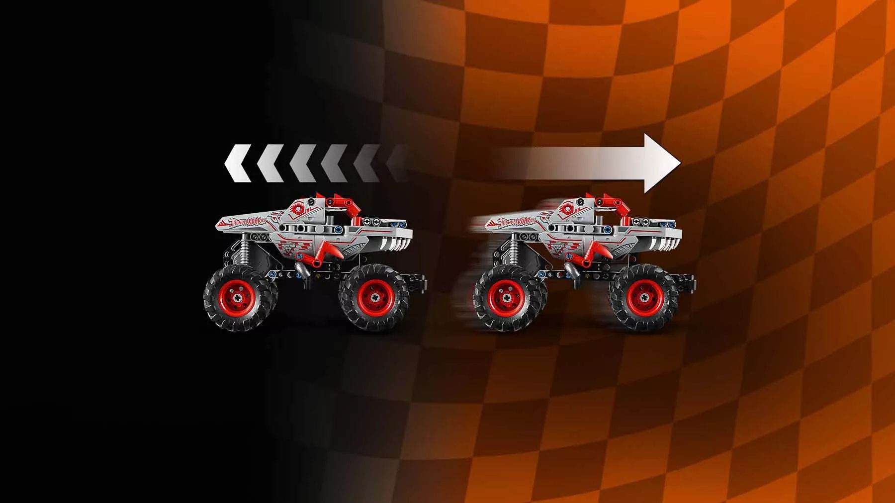 LEGO® 42200 Technic Monster Jam™ ThunderROARus Pull-Back - 4