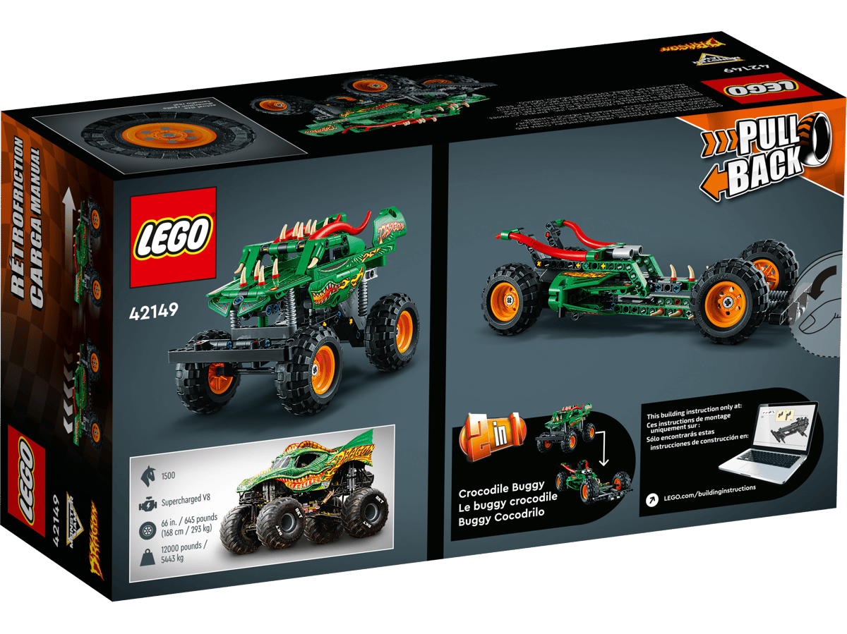 LEGO® 42149 Technic Monster Jam™ Dragon™ - 6