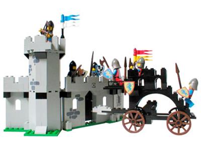 LEGO® 6062 Black Falcons Battering Ram – Ostromtorony és várfal szett - 3