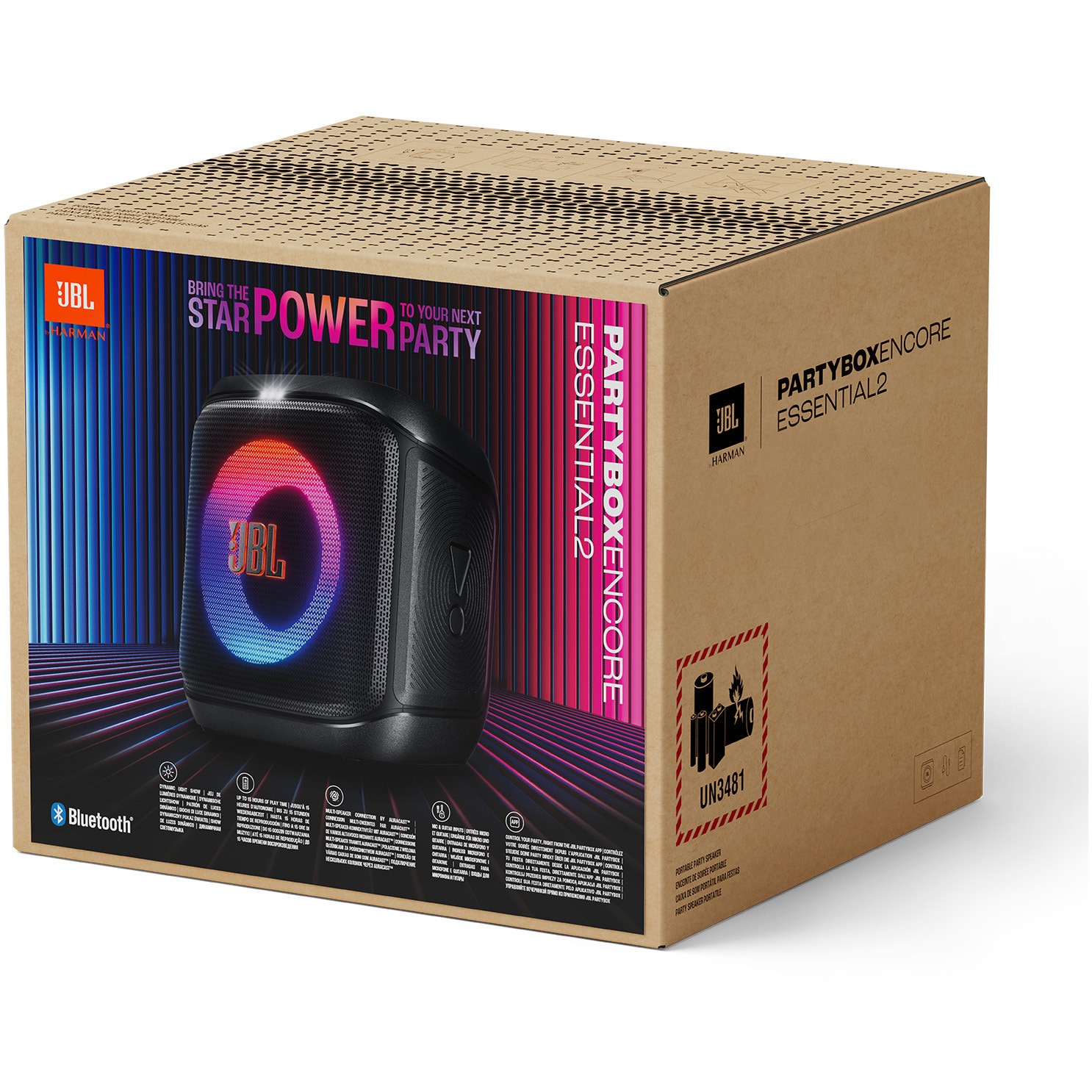 JBL PartyBox Encore 2 Bluetooth hangszóró mikrofonnal