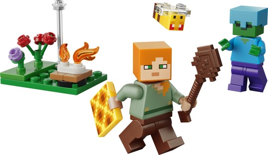 LEGO® 30732 Minecraft™ Alex's Campfire Conflict - Alexet megtámadják tábortűznél - 2