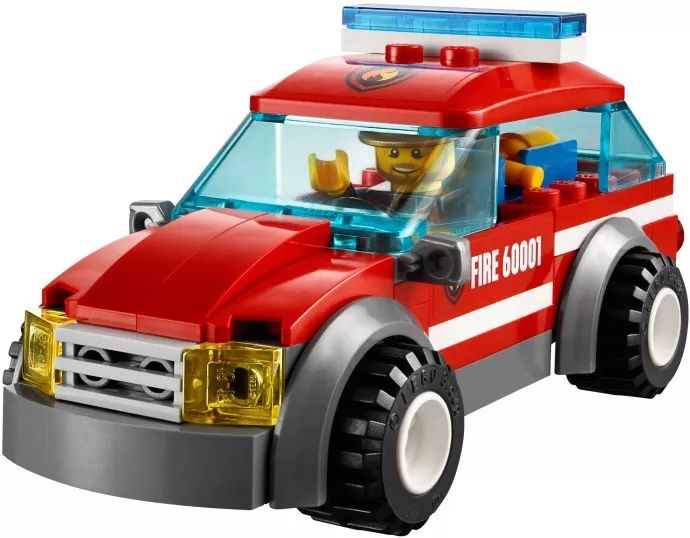 LEGO® 60001 City Fire Chief Car – Tűzoltóparancsnoki autó - 4