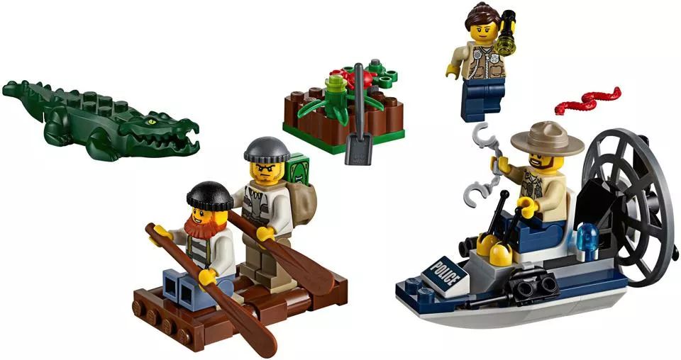 LEGO® 60066 City Swamp Police Starter Set - Mocsári rendőrség kezdőkészlet - 2