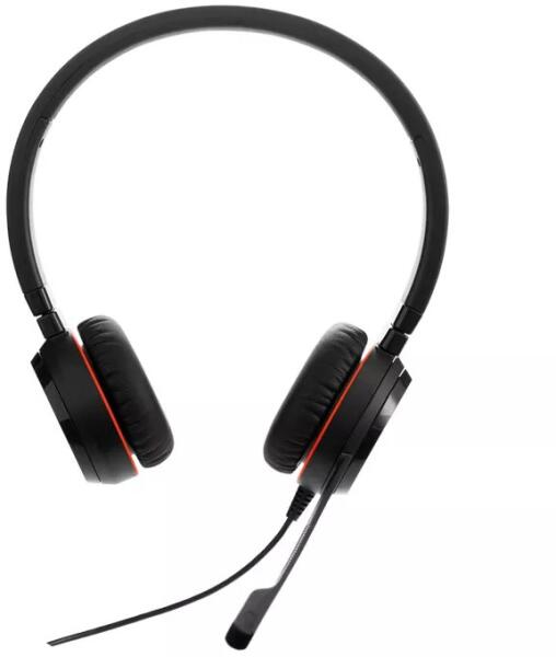 Jabra Evolve 20 Stereo MS vezetékes headset - USB-C/A adapterrel - 3