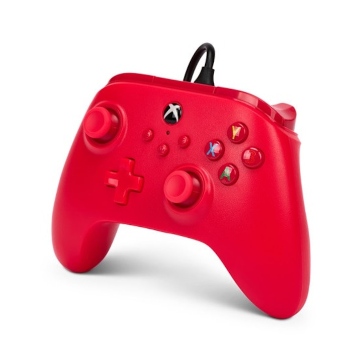 PowerA vezetékes kontroller - Xbox Series X/S | Xbox One | PC - piros - 3
